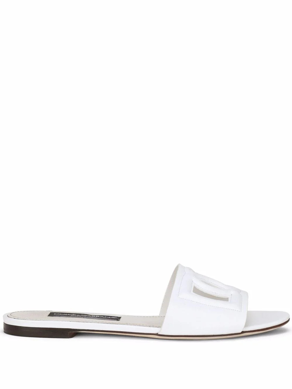 Dg Logo Leather Flat Sandals | Wanan Luxury (ES)