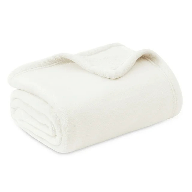 Bedsure Fleece Blankets Throw Size Cream - 300GSM Lightweight Plush Fuzzy Cozy Soft , 50x60 inche... | Walmart (US)