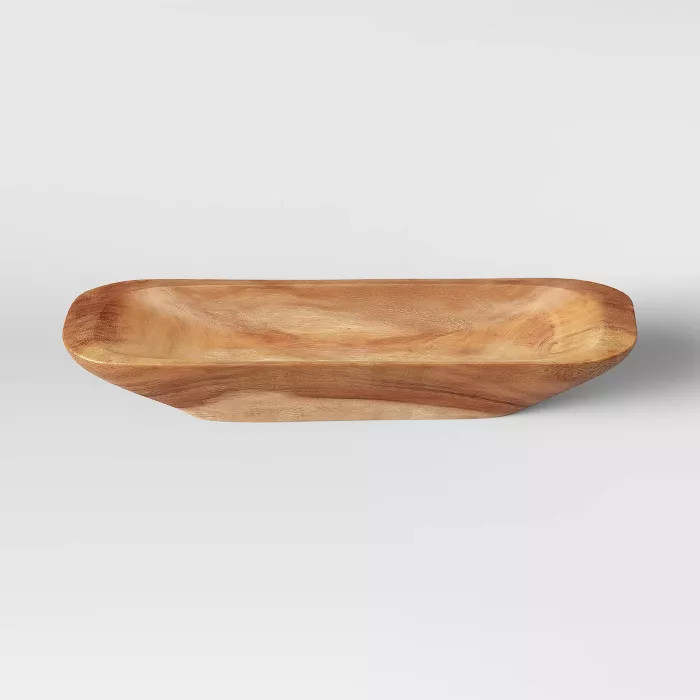 Boat Shape Munggur Wood Bowl - Threshold™ | Target