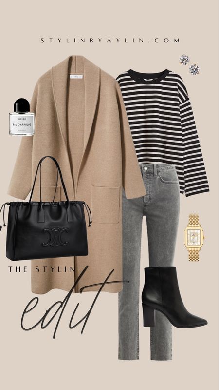 The Stylin Edit - one coat styled 4 ways, I’m just shy of 5’7 and wear the size S coat. Casual style, coat, jeans, accessories #StylinbyAylin 

#LTKstyletip #LTKunder100 #LTKSeasonal