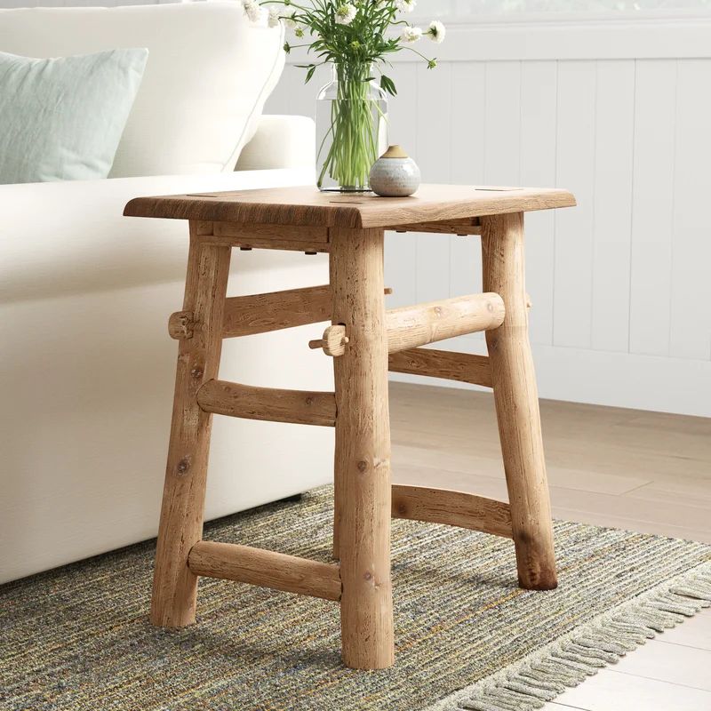 Milos 24'' Tall Solid Wood End Table | Wayfair North America