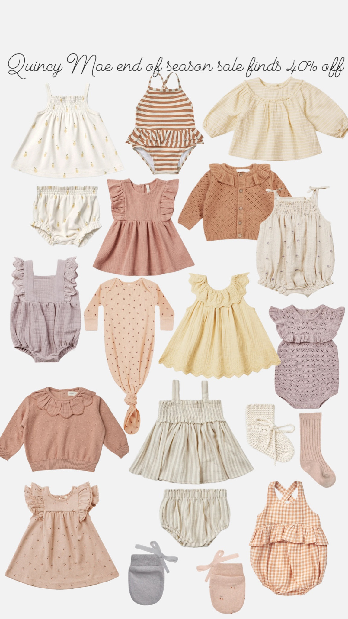 Quincy Mae End of Season sale is happening now! 40% off all of my top picks linked below. I am quickly learning just how dangerous it is to become a girl mama. 💗

#LTKSummerSales #LTKBaby #LTKSaleAlert