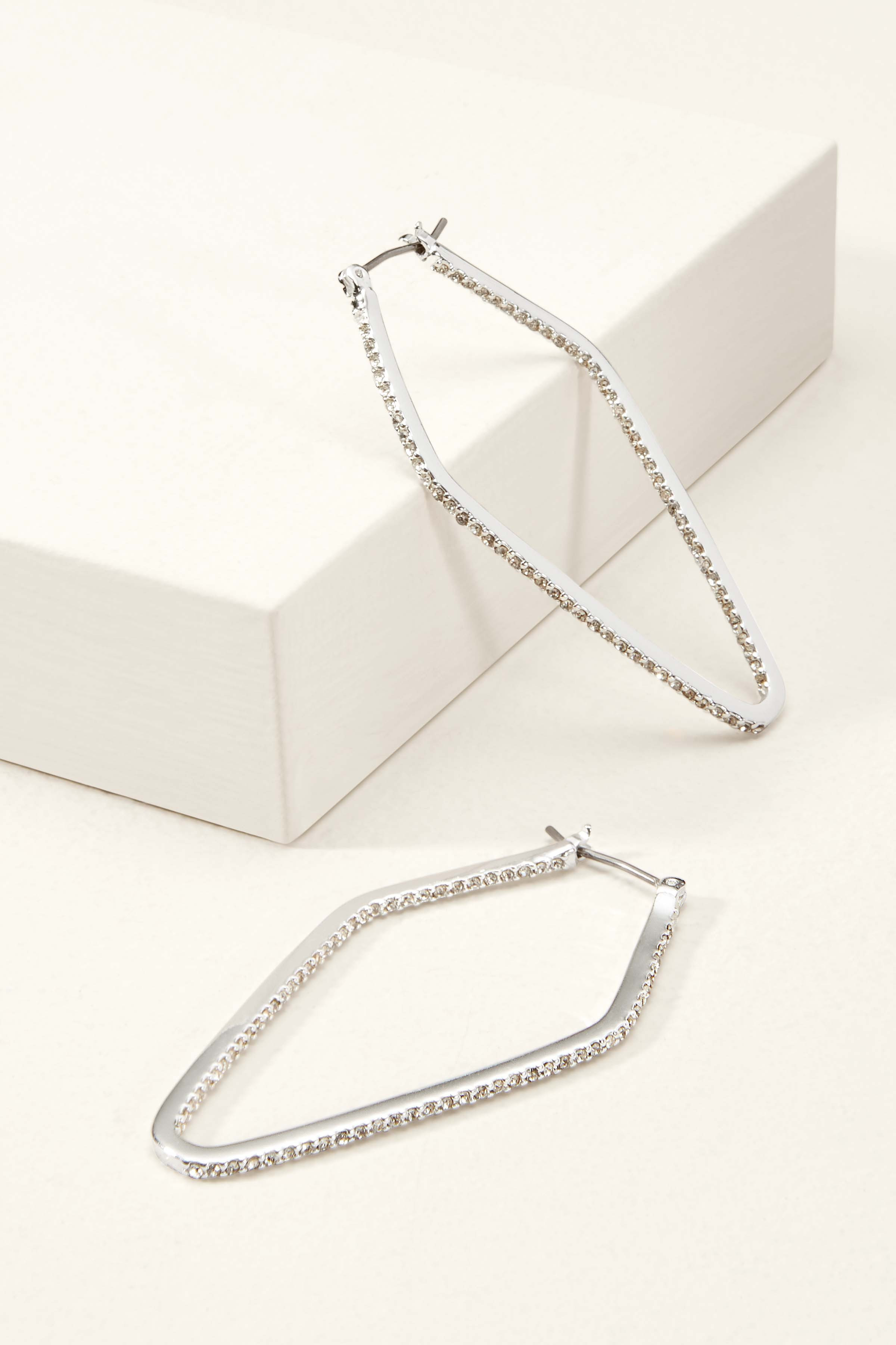 Pave Diamond Hoops | Stella & Dot (US)