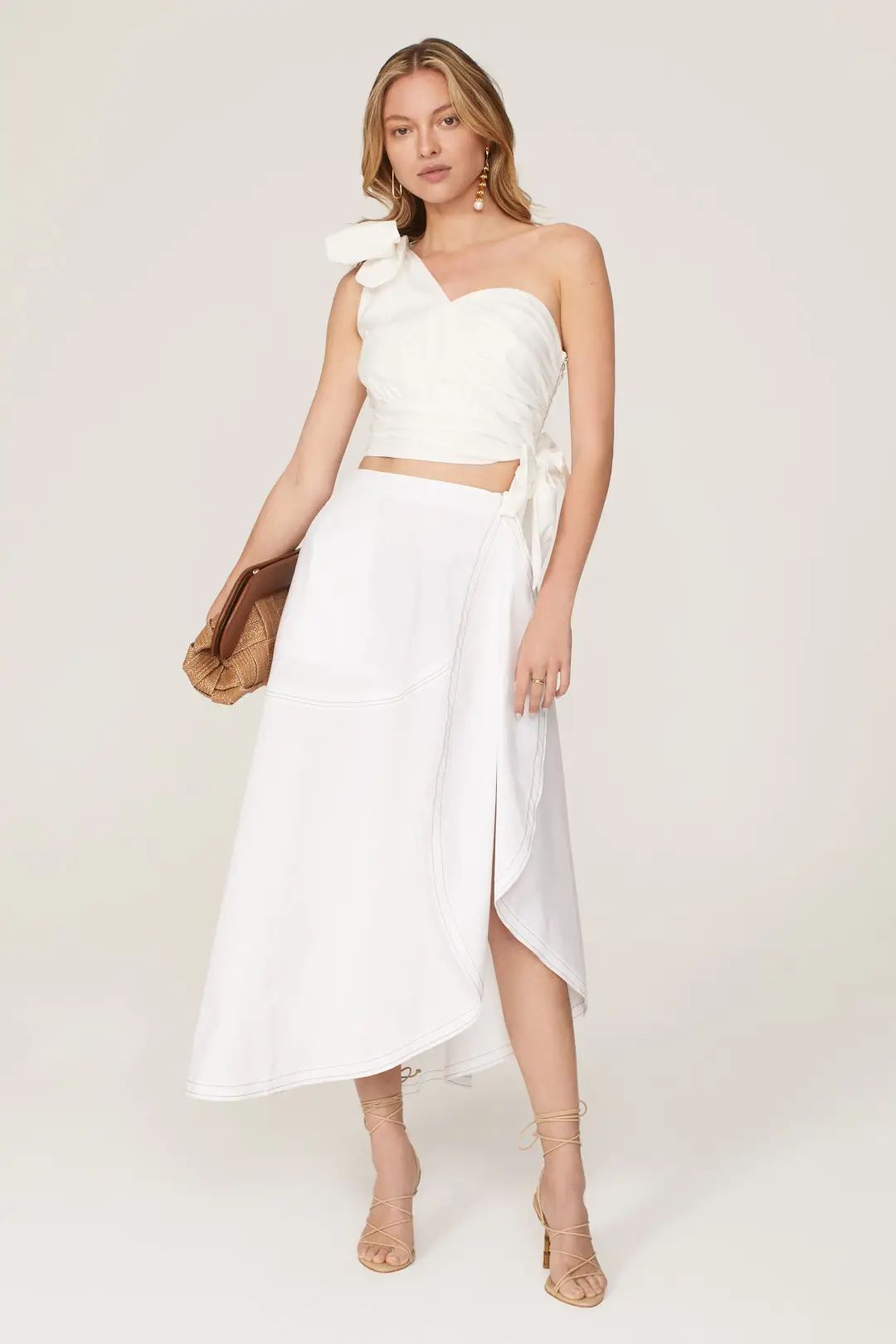 White One Shoulder Top | Rent the Runway