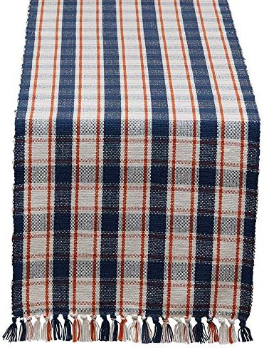 DII Autumn Plaid Fall Tabletop, Farmhouse, 14x72 Table Runner | Amazon (US)
