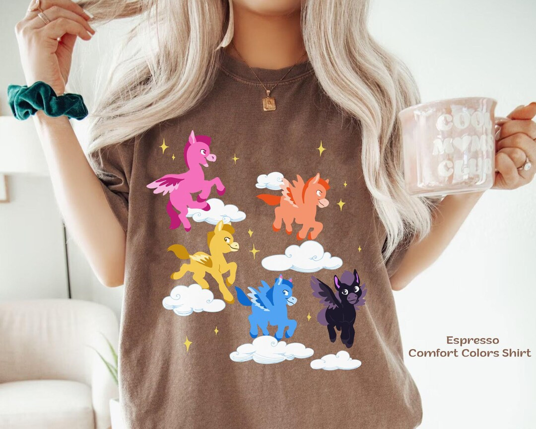 Disney Fantasia Baby Pegasus Comfort Colors Shirt, Funny Disney Family Matching T-shirt, Fantasia... | Etsy (US)