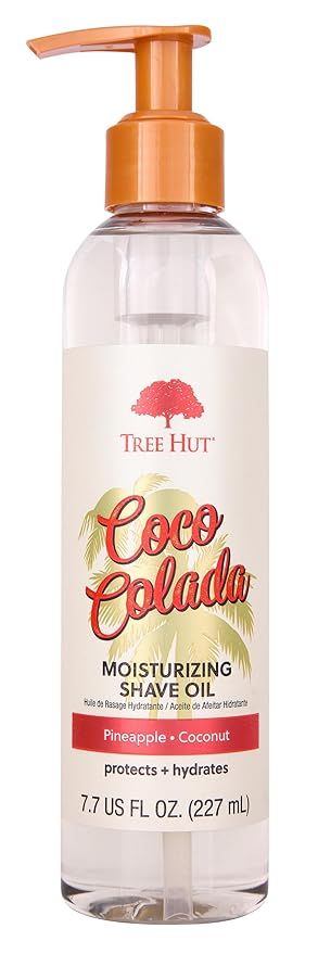 Tree Hut Bare Coco Colada Moisturizing Shave Oil, 7.7 fl oz, Gel-to-Oil Formula, Ultra Hydrating ... | Amazon (US)