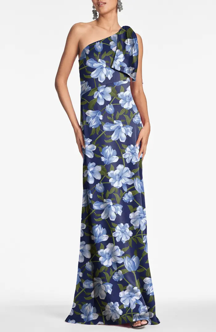 Chelsea Bow One-Shoulder Gown | Nordstrom