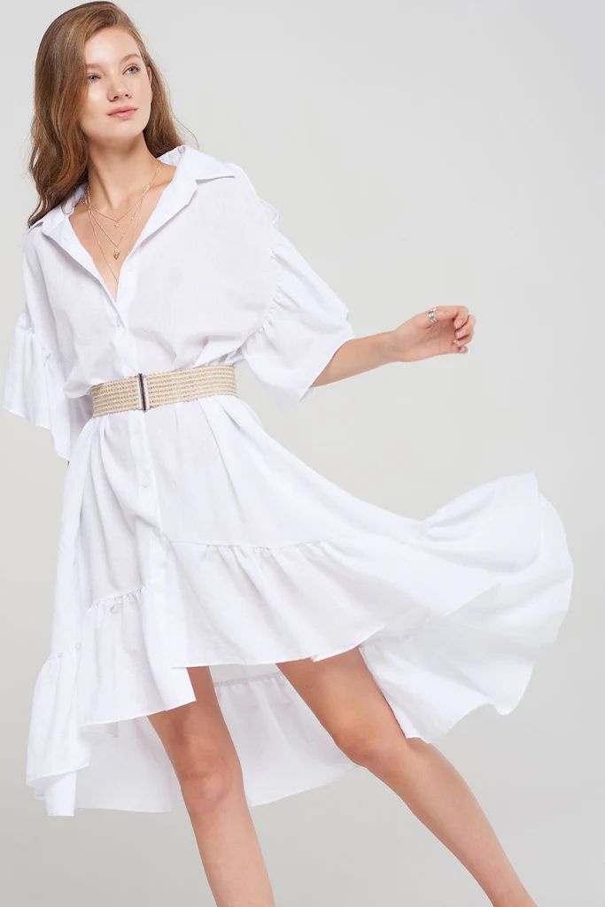 Moony Minimal Dress with Belt | Storets (Global)