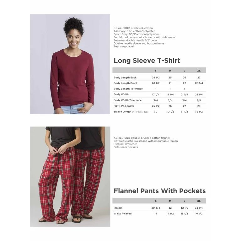 Awkward Styles Family Christmas Pajamas Set Red Snowflake Matching Sleepwear | Walmart (US)