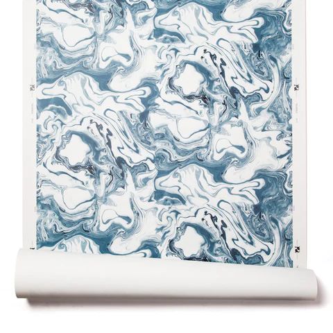 Marble Ocean Wallpaper | Rebecca Atwood Designs