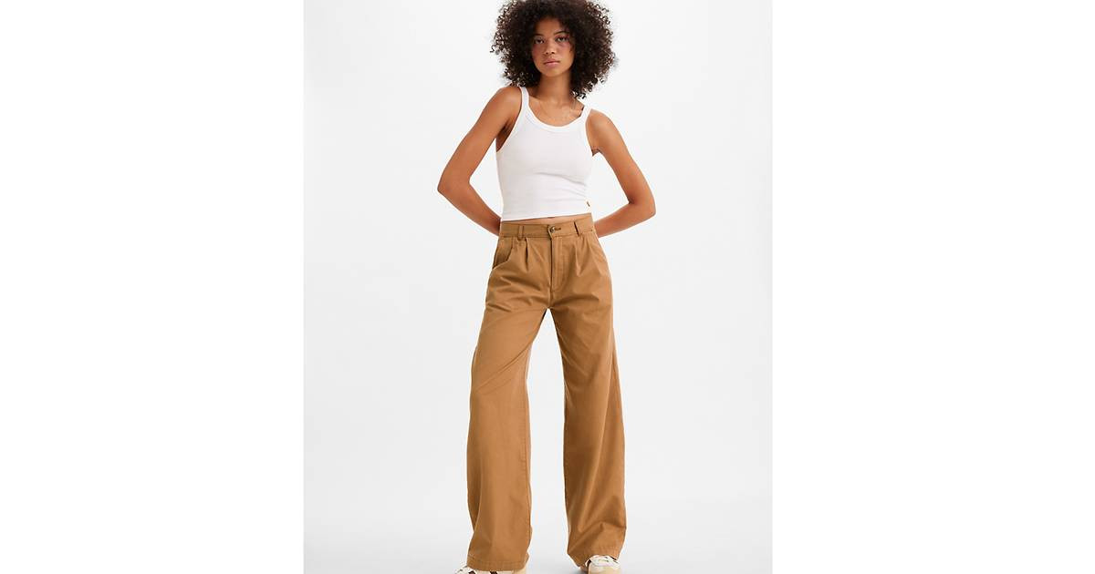 High Rise Pleated Baggy Trouser Pants | LEVI'S (US)