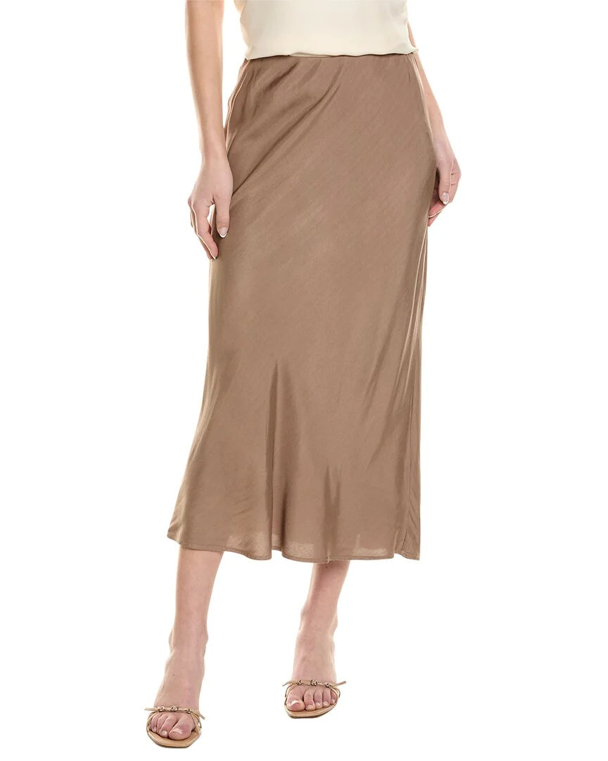 Stateside Satin Midi Skirt | Shop Simon