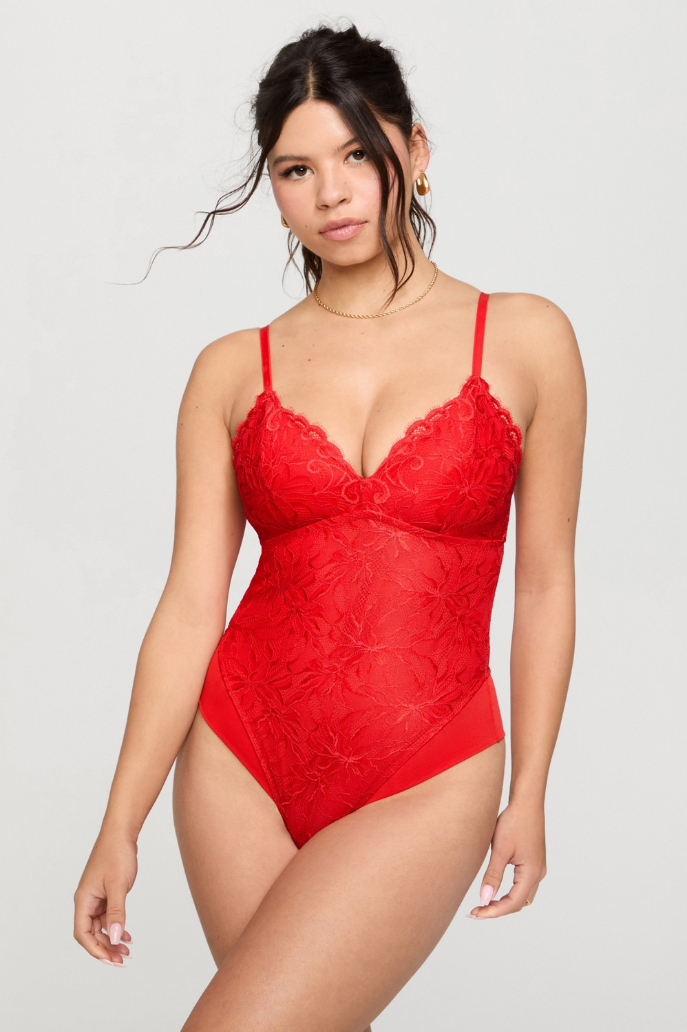 Smoothing Lace Bodysuit | Fabletics - North America