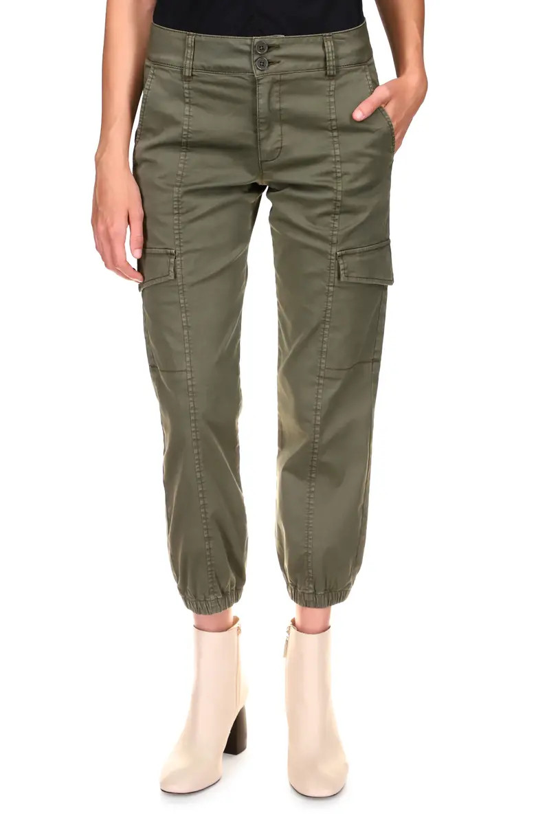 Rebel Crop Stretch Cotton Cargo Pants | Nordstrom
