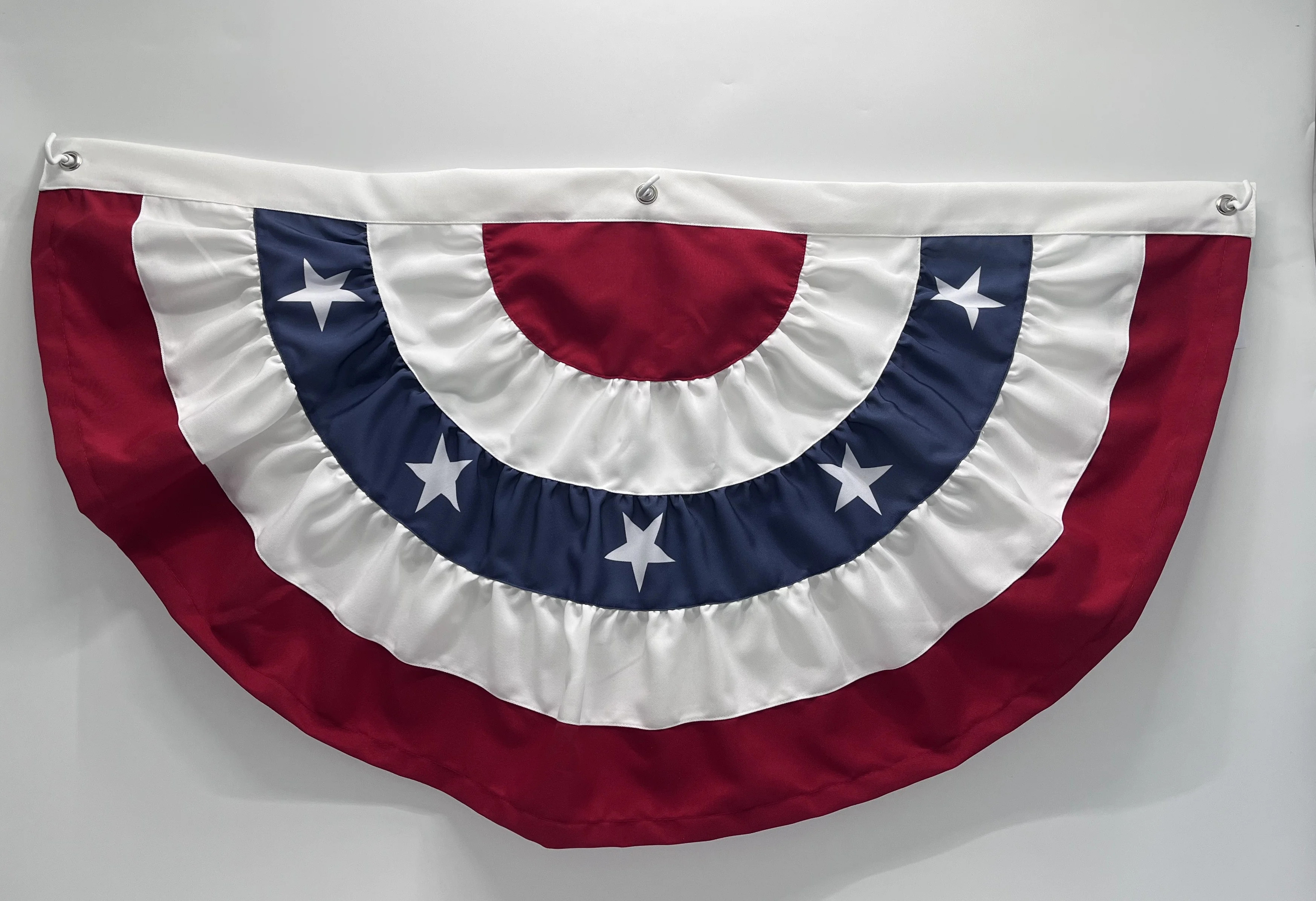 Patriotic Bunting, Red/White/Blue, 36" x 18", by My Texas House | Walmart (US)