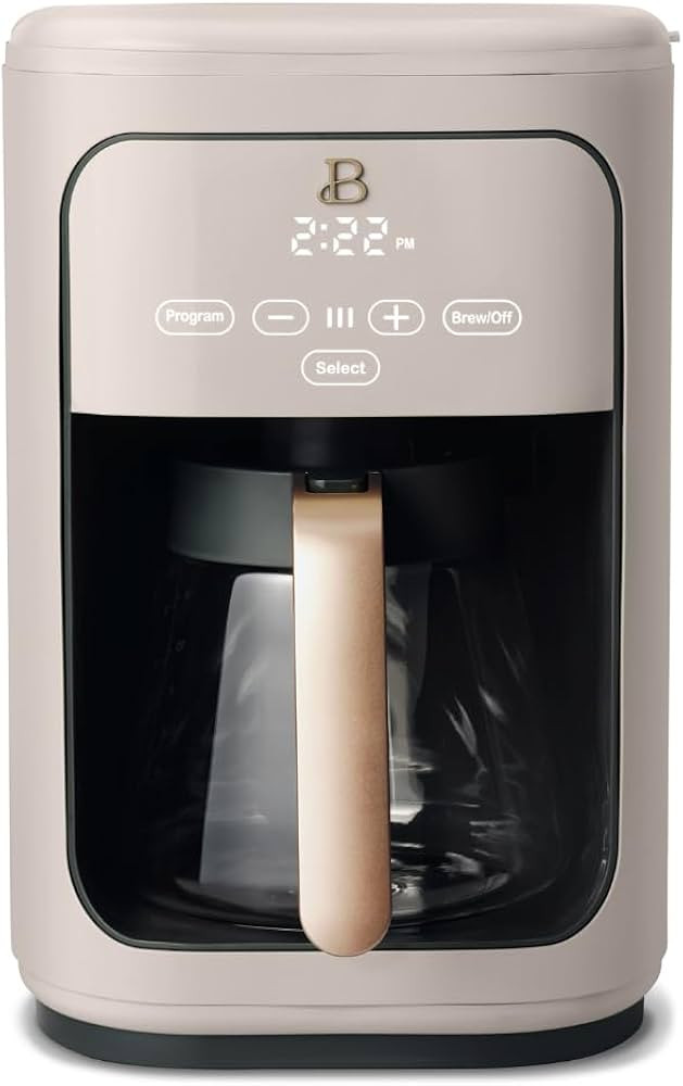 Beautiful Drew Barrymore Coffee Maker, 14-Cup, Touch Display, Programmable, 1200W, Stainless Stee... | Amazon (US)