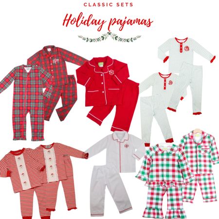 Classic holiday pajamas for the whole family 

#LTKbaby #LTKfamily #LTKHoliday