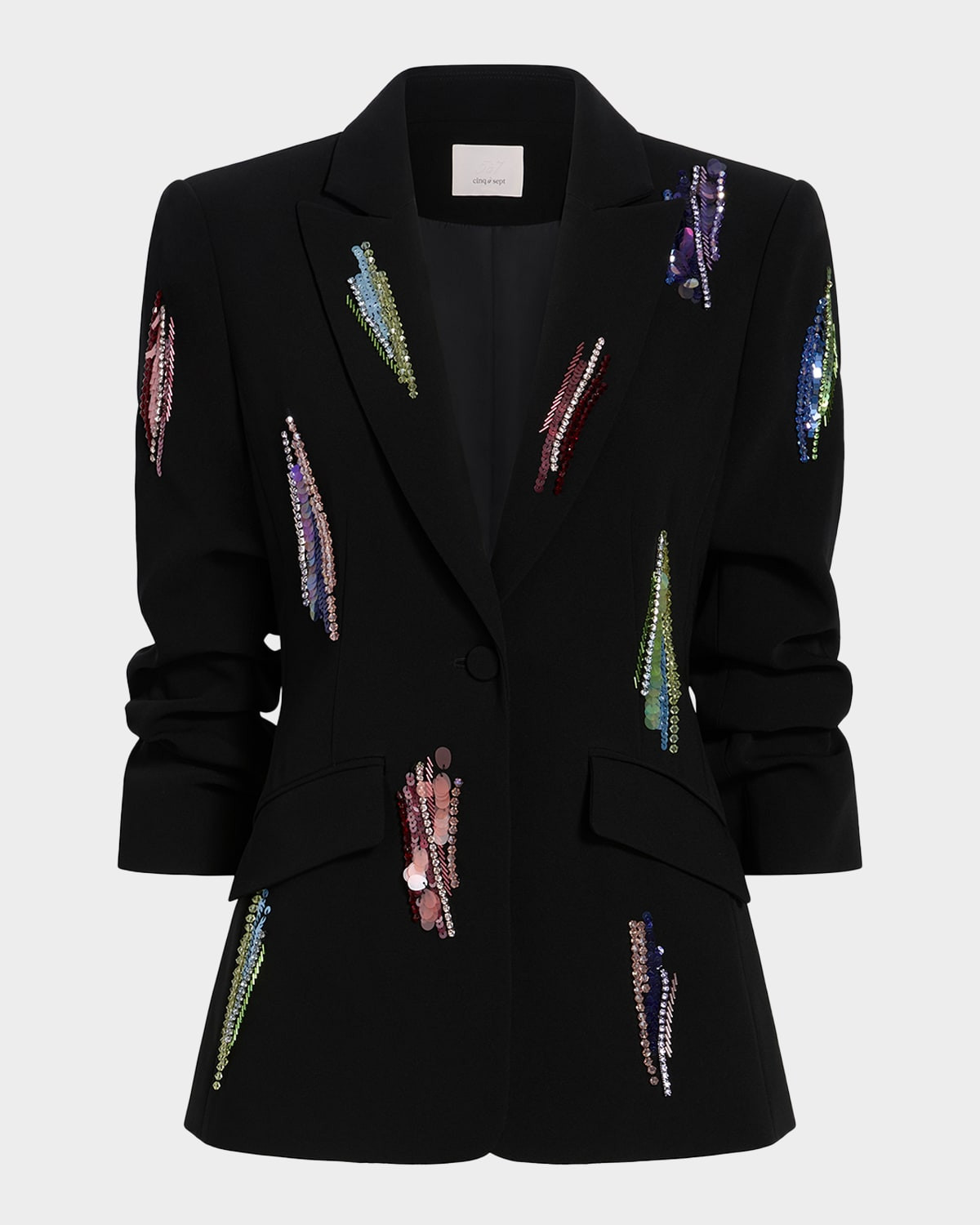 Cheyenne Sequined Whirl Blazer | Neiman Marcus