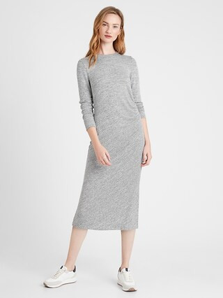 Luxespun Side-Ruched Dress | Banana Republic (CA)