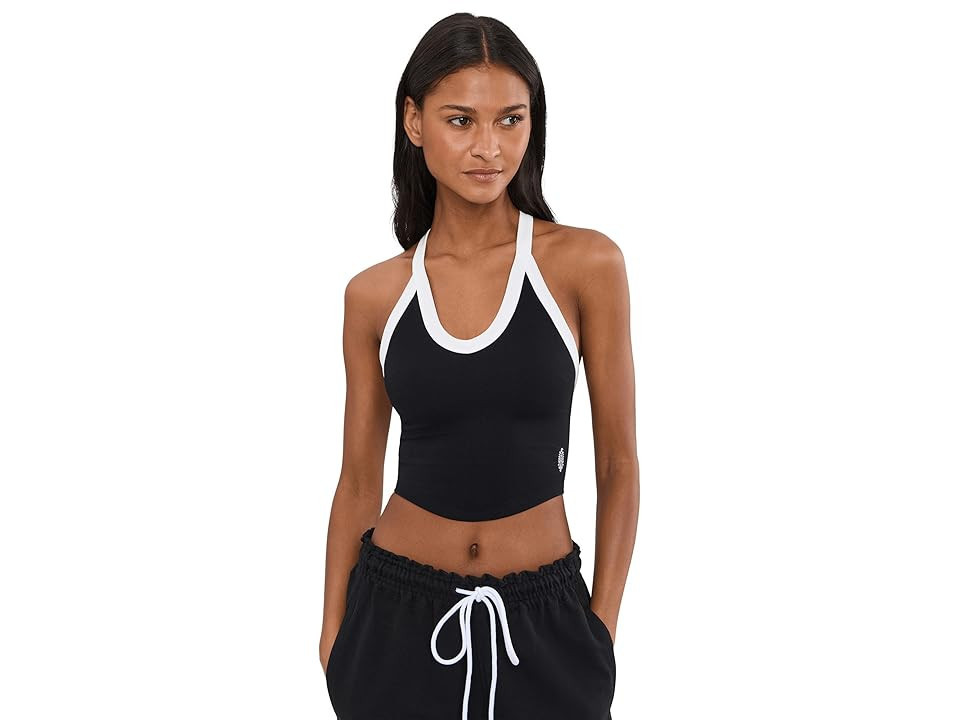 FP Movement All Clear V-Neck Color-Block Women's Clothing Black/White Combo : XS (Women's 0-2), Elastane/Polyamide | Zappos