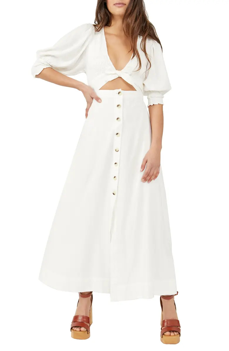 String of Hearts Cutout Maxi Dress | Nordstrom