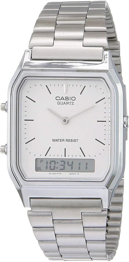 Casio - Mens Watch - AQ230A7D, Silver, Core | Amazon (US)