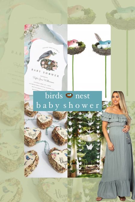 Birds nest baby shower 🪺

#LTKbaby #LTKbump #LTKparties