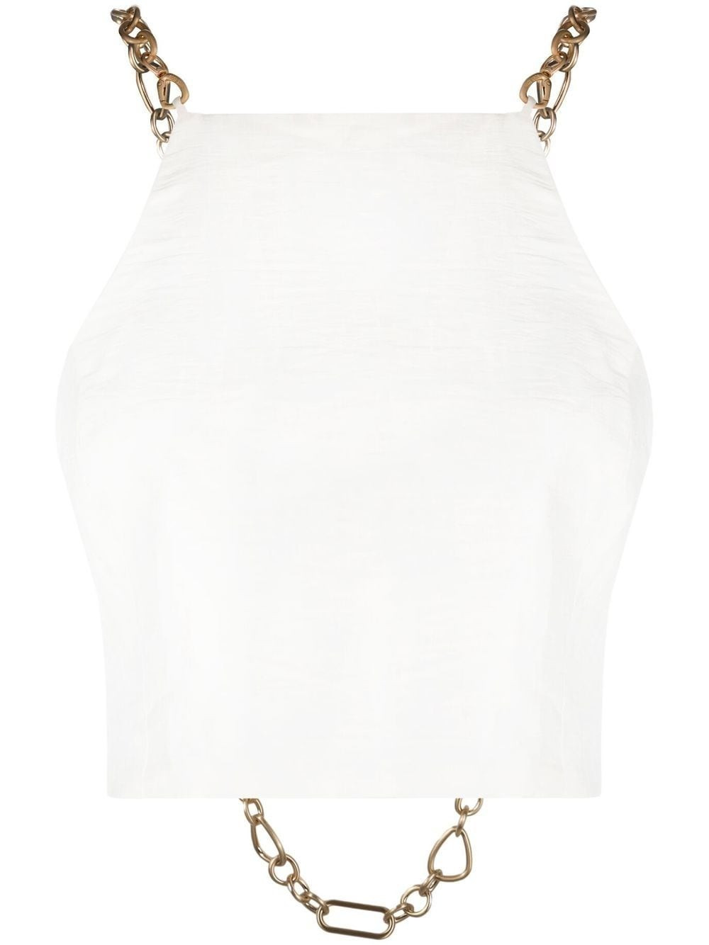 Cult Gaia Joey chain-strap top - White | Farfetch Global
