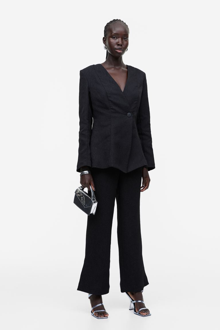 Hose aus Strukturstoff | H&M (DE, AT, CH, NL, FI)