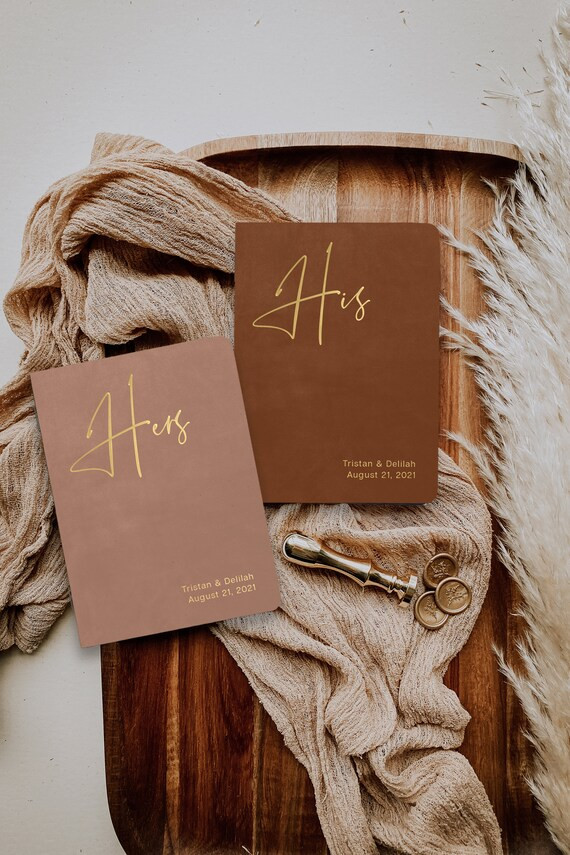 Wedding vow books, Custom wedding vow book, Personalized gift for bride and groom, Marriage vow r... | Etsy (US)