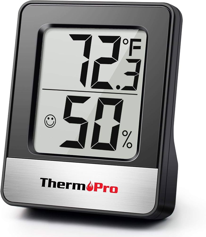 ThermoPro TP49 Digital Hygrometer Indoor Thermometer Humidity Meter Room Thermometer with Tempera... | Amazon (US)