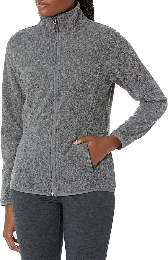 Amazon Essentials Women's Classic-Fit Long-Sleeve Full-Zip Polar Soft Fleece Jacket | Amazon (US)