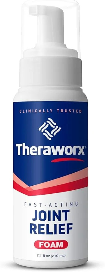 Theraworx Fast-Acting Joint Relief Foam Joint Discomfort & Inflammation Relief - 7.1 oz - 1 Count | Walmart (US)