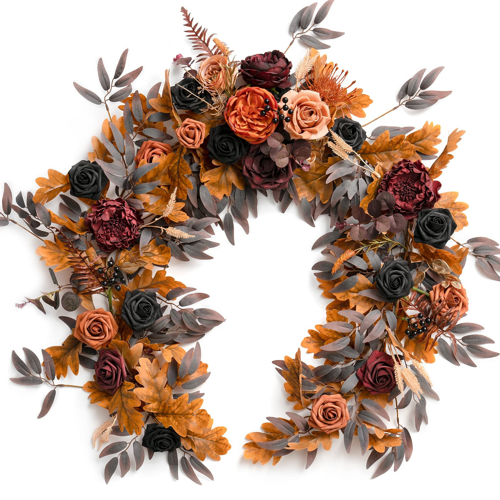 Ling's Moment Flower Garland - 6FT Eucalyptus & Rose - Sweetheart Table Decor for Wedding Recepti... | Amazon (US)