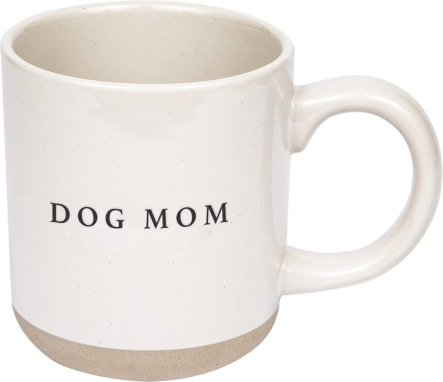 Sweet Water Decor Dog Mom Stoneware Coffee Mugs - 14Oz Cute Coffee Mugs for Hot and Cold Drinks -... | Amazon (US)