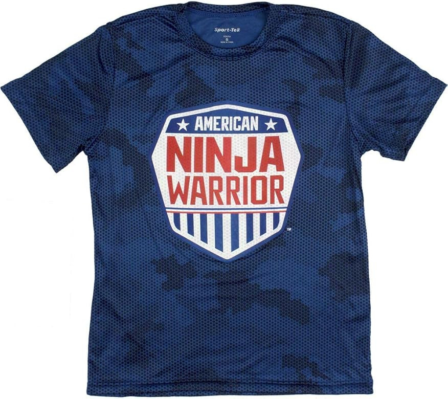 American Ninja Warrior Kids Camo Short Sleeve Performance T-Shirt | Amazon (US)