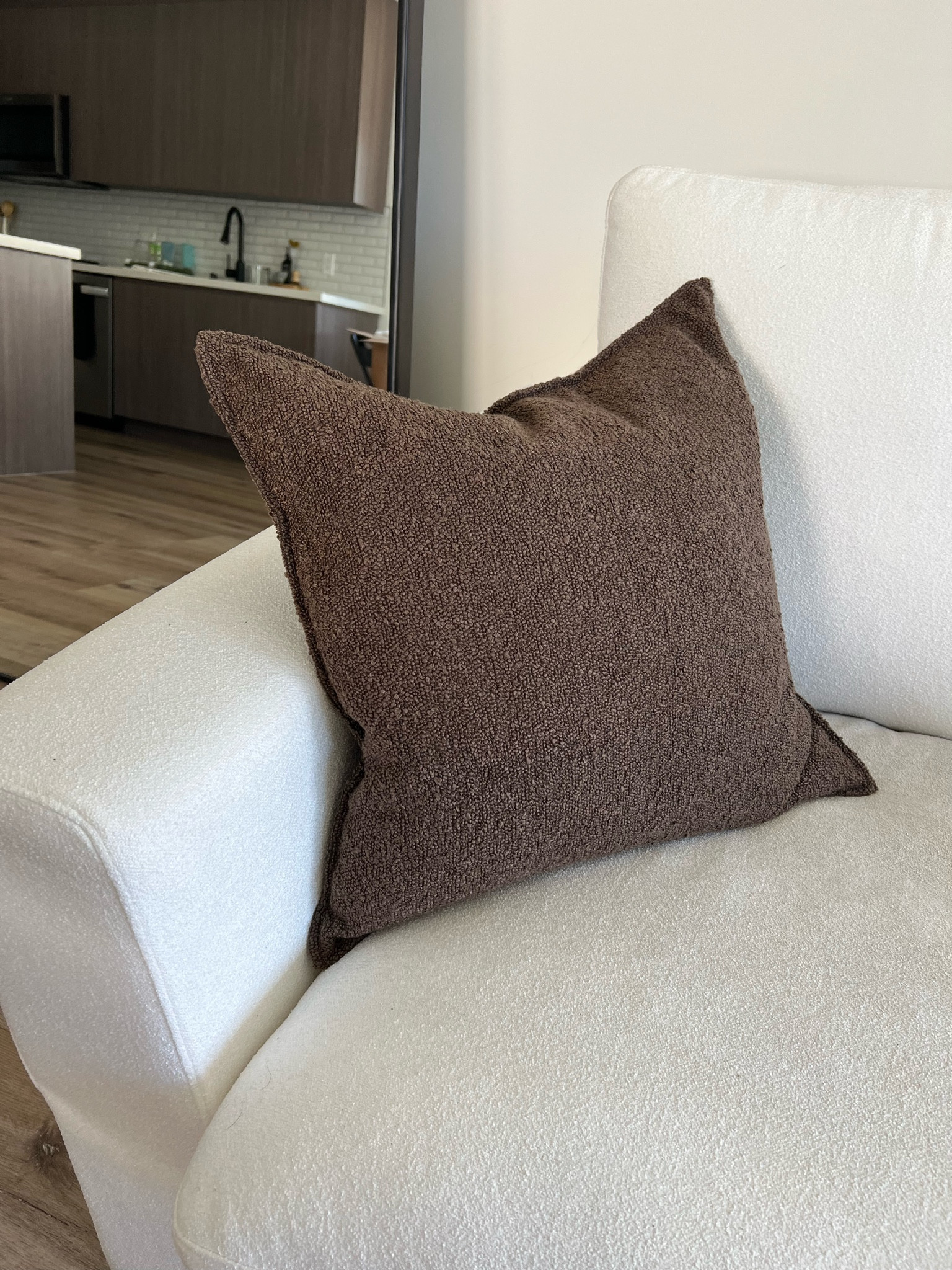 Shop my throw pillows 🧸  I swapped out the side cushions that came with the sofa and added these instead to add a little color to our space. The pillow inserts are sold separately. 

Shop them both below! 
For size reference, I ordered the 20 inch pillow covers and 22 inch inserts  




Living room decor, Teddy pillow, Boucle, sofa, throw pillows, minimalist home 

#LTKFamily #LTKMostLoved #LTKHome