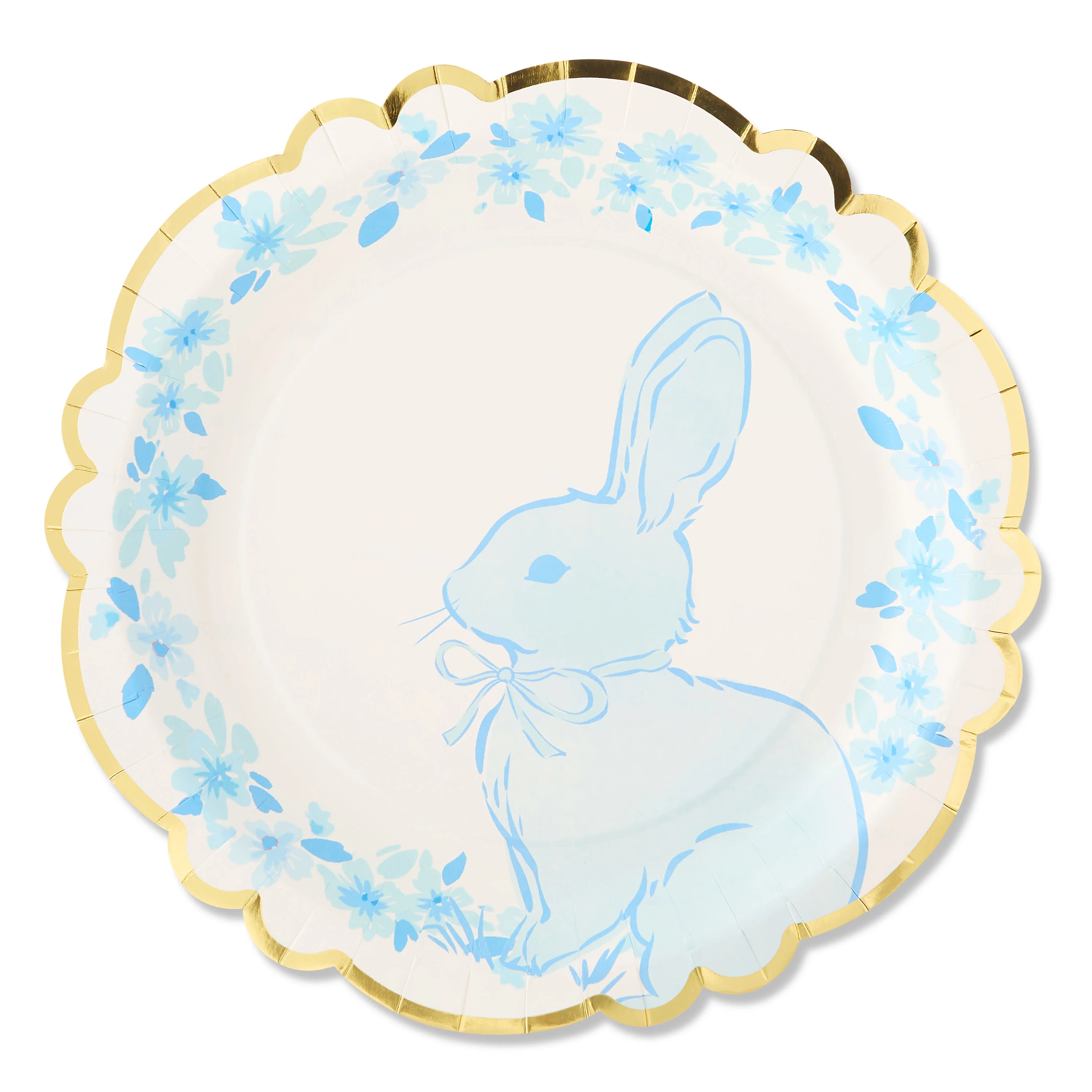 Blue Bunny Disposable Paper Plates, 11.5", 8 Count, Easter by Way To Celebrate | Walmart (US)