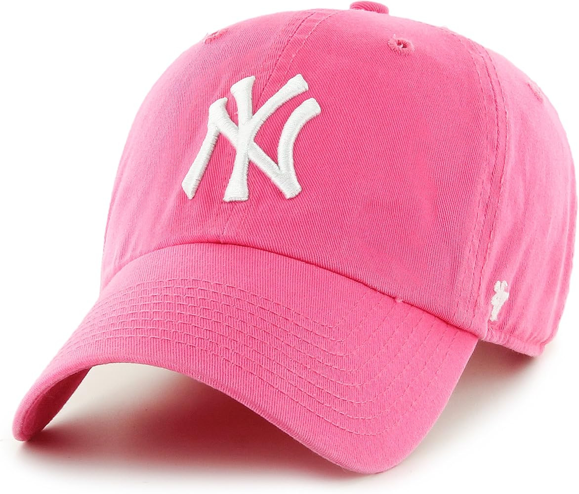 '47 Forty Seven Women's Brand Yankees Hat Ball Cap Hot Pink | Amazon (US)