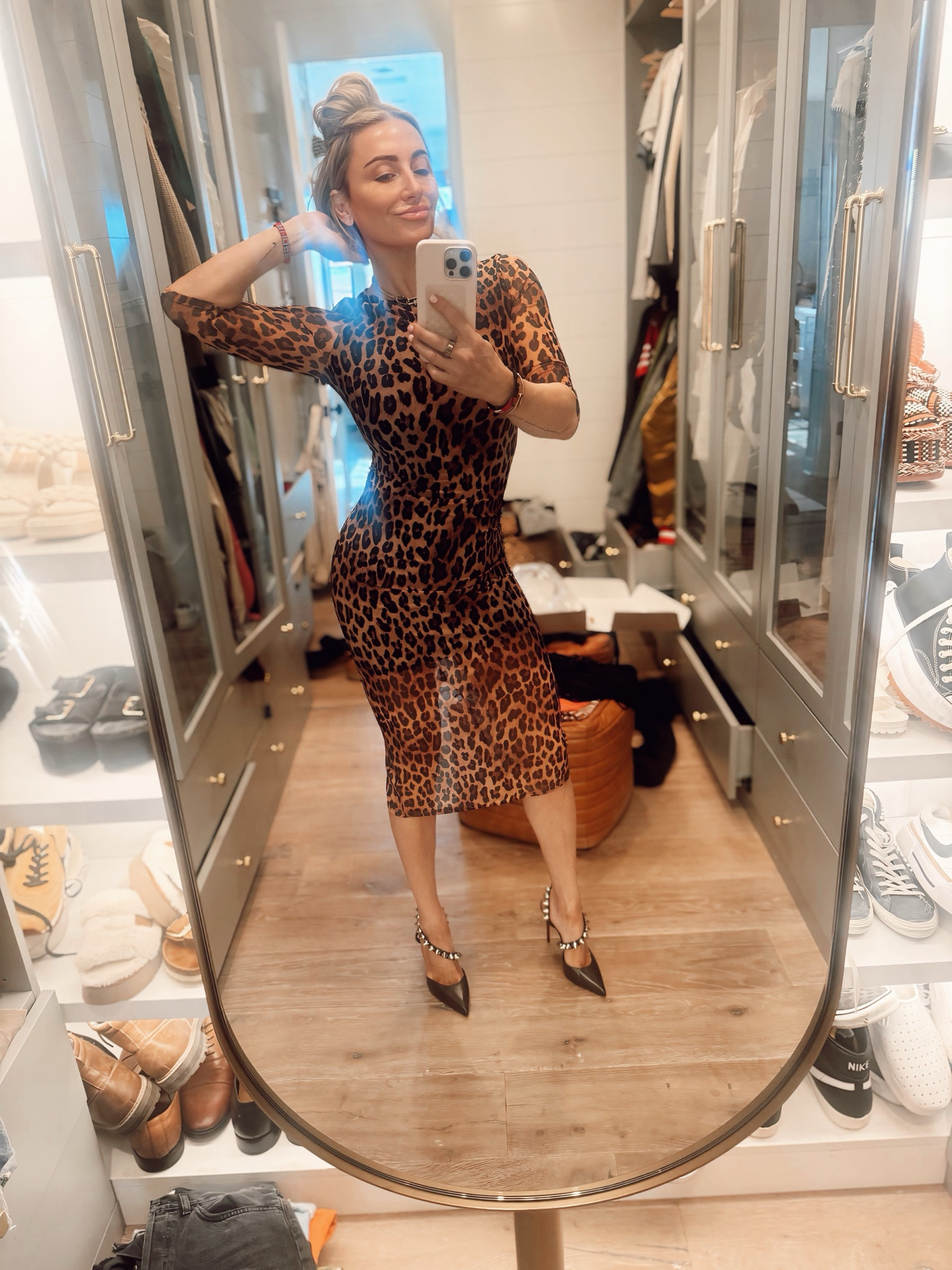 Cheetah dress from Alice and Olivia size small, heels size 8! Perfect for a GNO

#LTKShoeCrush #LTKParties #LTKHoliday