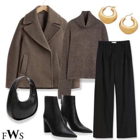 Styling a brown coat for fall 🤎

Fault, code, fall jacket, wool jacket  Wool coat neutral, colors, neutral, outfit, tonal curve midsize workwear, office wear, business, casual, elegant chic, simple, minimal effortless easy outfit, ideas, style tips, budget, friendly affordable ankle boots, black boots, leather boots, heel boots mango, H&M other stories Monica vinader 

#LTKHoliday #LTKU #LTKSeasonal