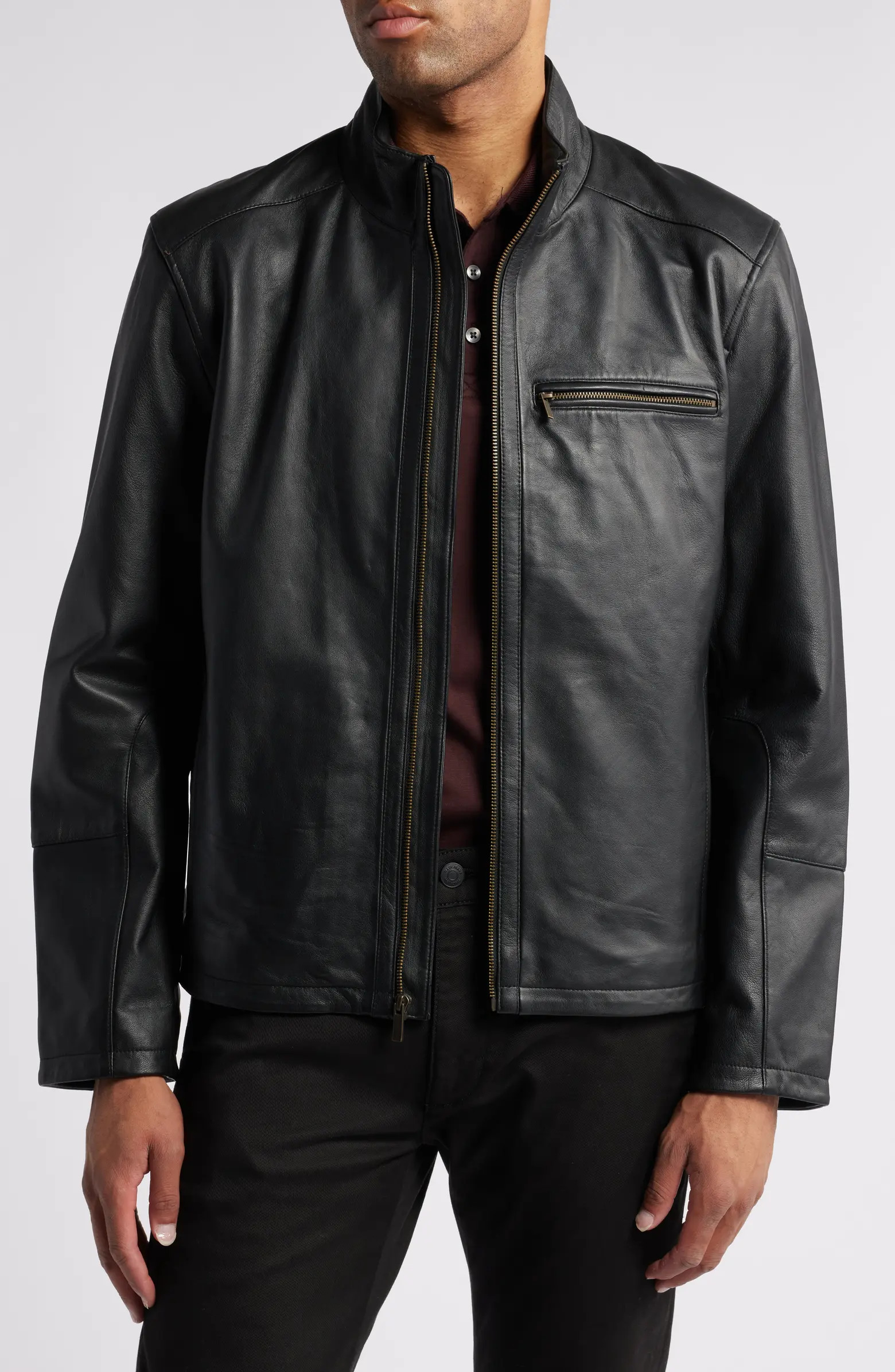 Classic Leather Moto Jacket | Nordstrom Rack