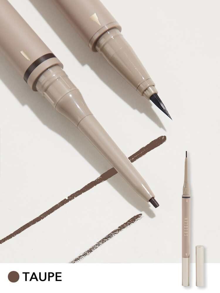 SHEGLAM Brows on Demand 2-in-1 Brow Pencil - TAUPE | SHEIN