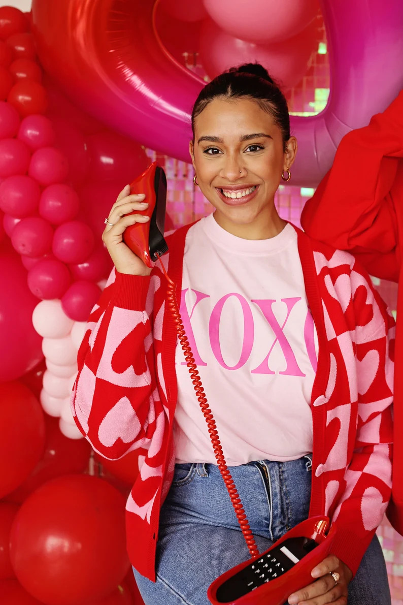 Puff XOXO Comfort Colors Tee - Etsy | Etsy (US)