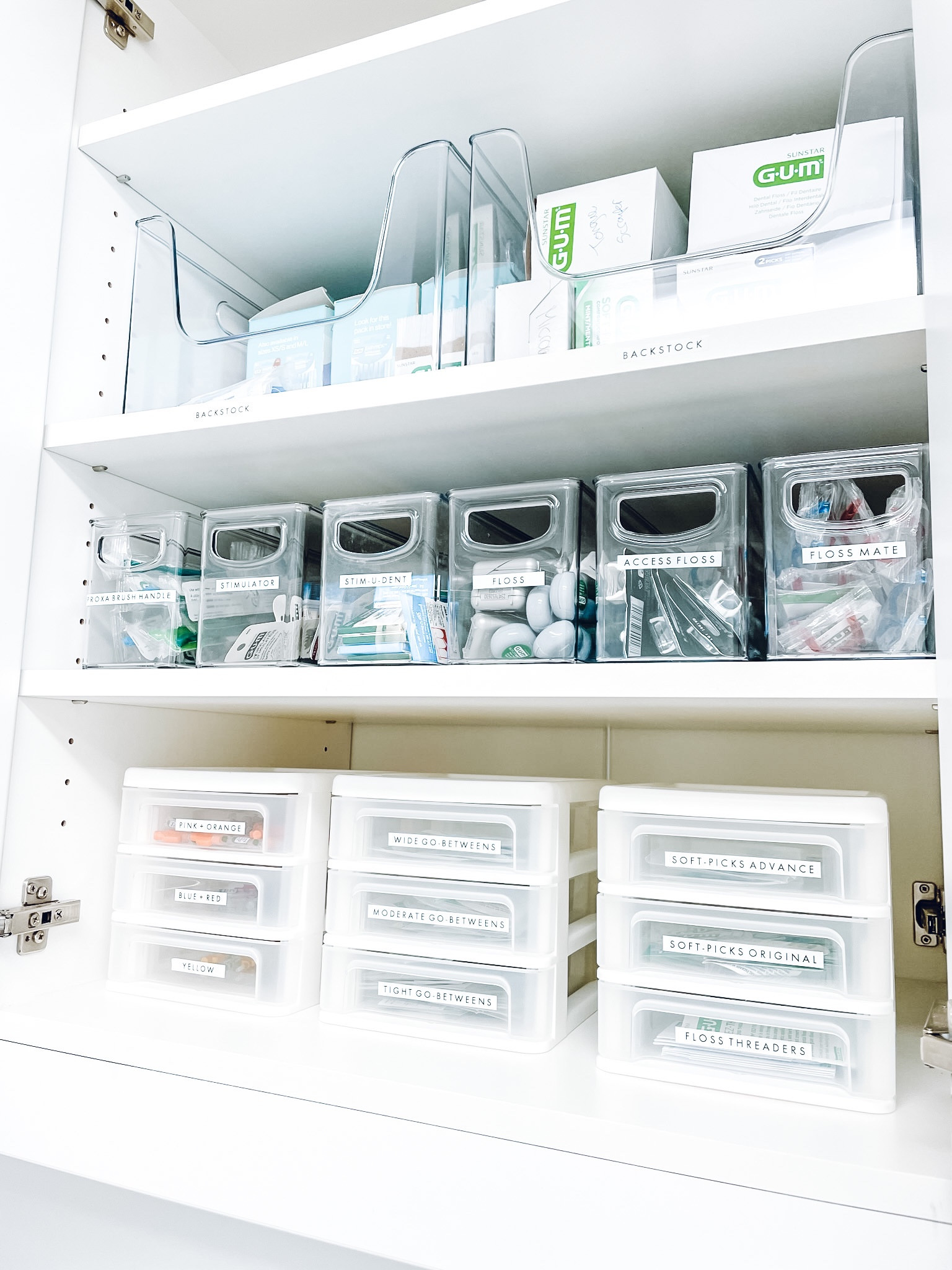 Storage organization ✨ The Container Store Palaset Clear 3-Drawer Box. Life Story 3 Drawer Stackable Shelf Organizer Plastic Storage Drawers. The Container Store P-Touch Cube Plus Label Maker. IDESIGN Linus Small Deep Drawer. 12" x 12" x 8" All Purpose Open Front Storage Bin - Brightroom.