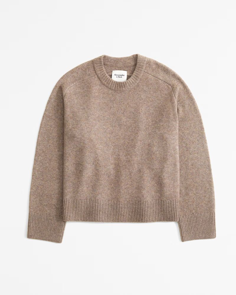 Women's The A&F Madeline Crew Sweater | Women's Tops | Abercrombie.com | Abercrombie & Fitch (US)