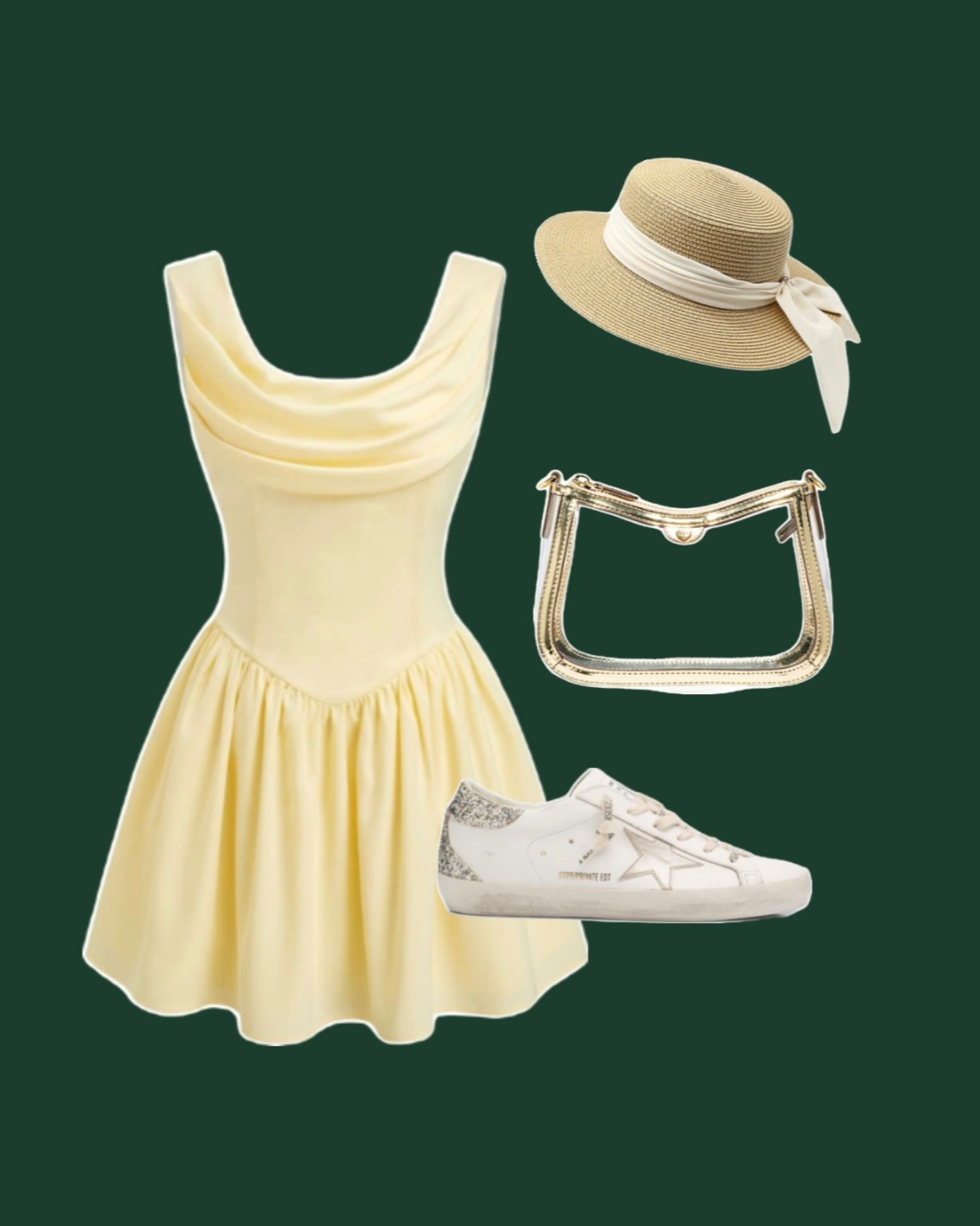 Golf tournament outfit, waste management outfit idea 