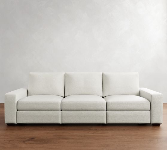 Big Sur Square Arm Power Reclining Sofa - Storage Available (82"-138") | Pottery Barn (US)