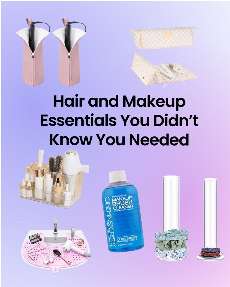 I use the sink topper daily and this makeup brush cleaner is sooo good.

hair and makeup essentials | home organization 

#LTKHome #LTKgrwm #LTKBeauty